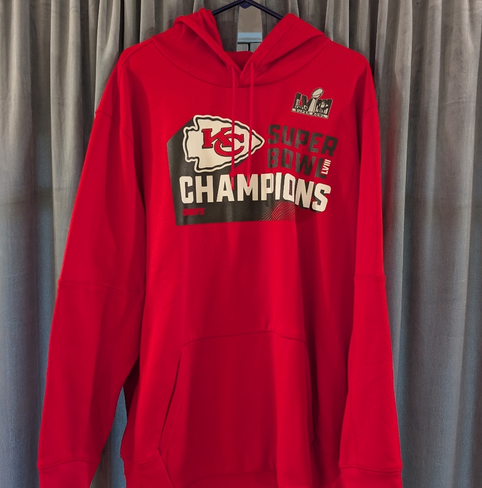 Nike Kansas City Chiefs Superbowl Champions Hoodie XXL